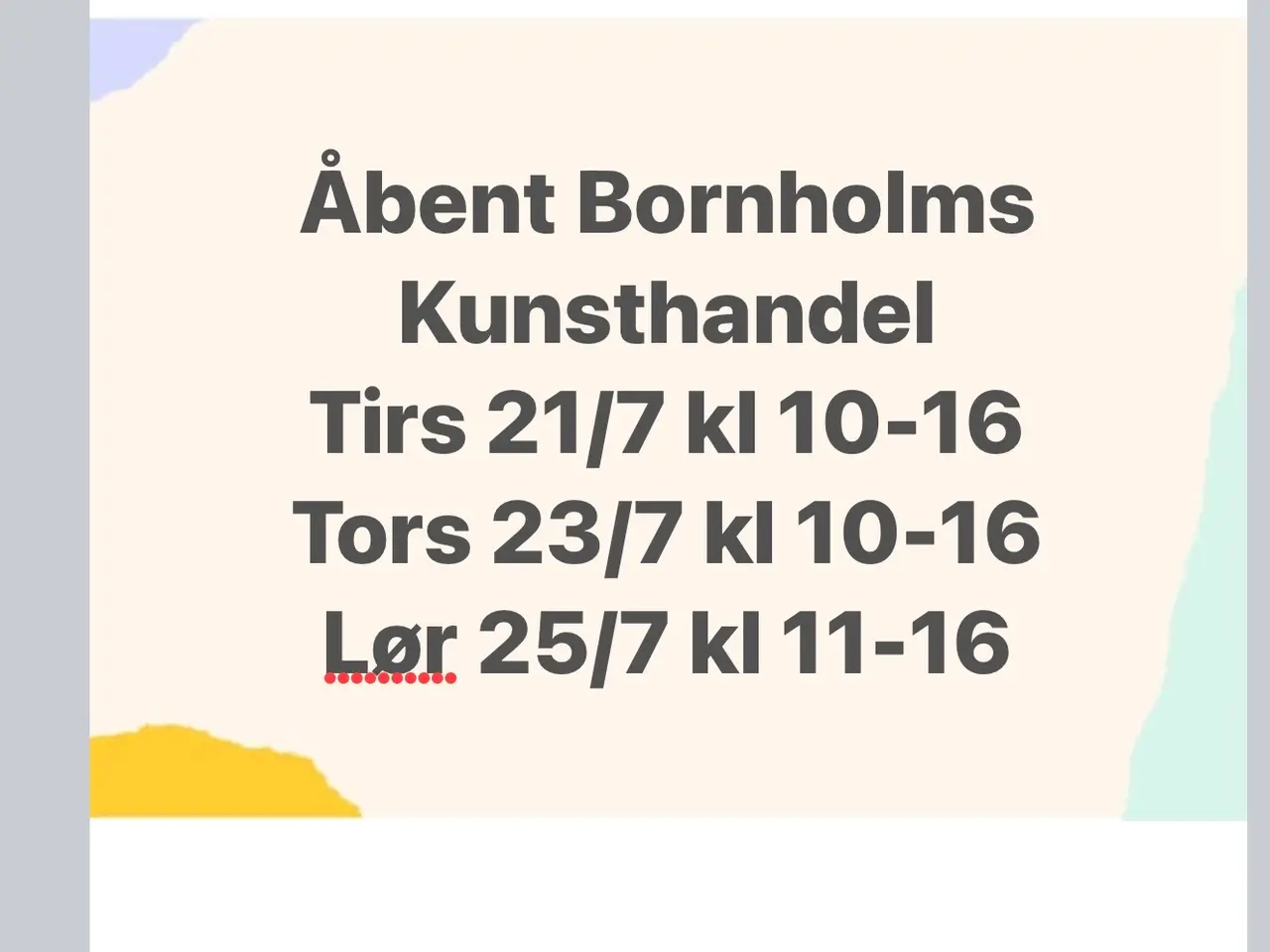 Billede 2 - Maleri bornholm Holger lund Kofod