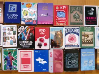 Bridge/poker spillekort (Æ7)