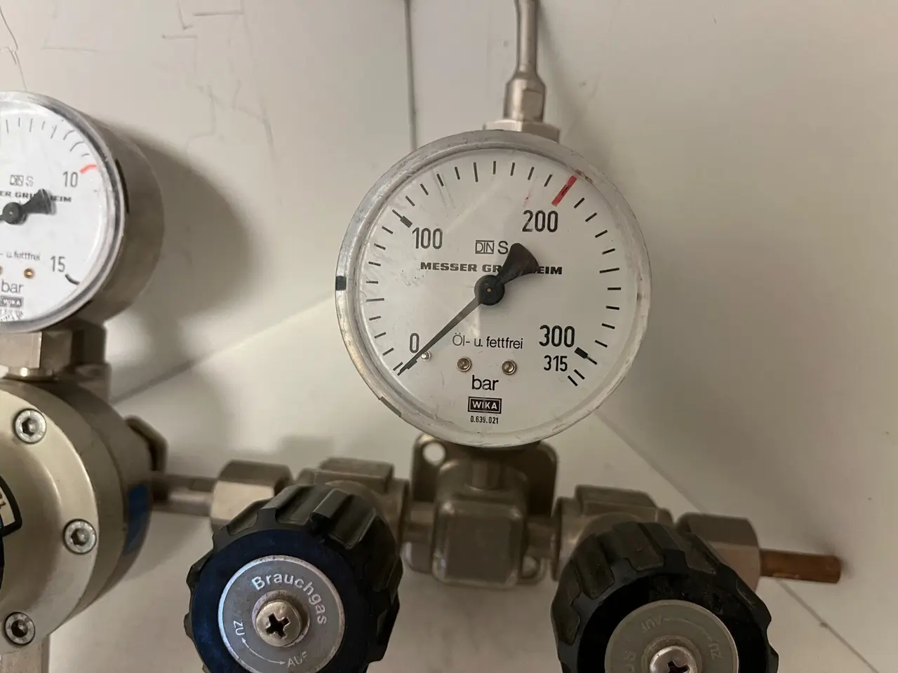Billede 3 - Messer Griesheim Oxygen Regulator Dual-Stage WIKA