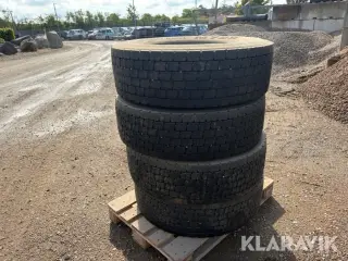 Dæk Bridgestone M729 315/70R22,5 træk 4 styk