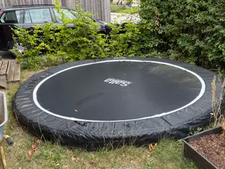Salto nedgravningstrampolin, 366 cm, komplet og ve