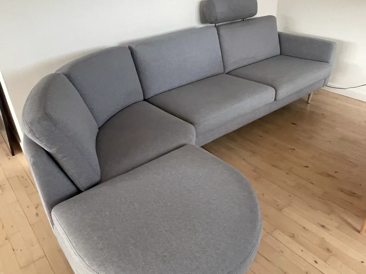 Billede 3 - Sofa med chaiselong.