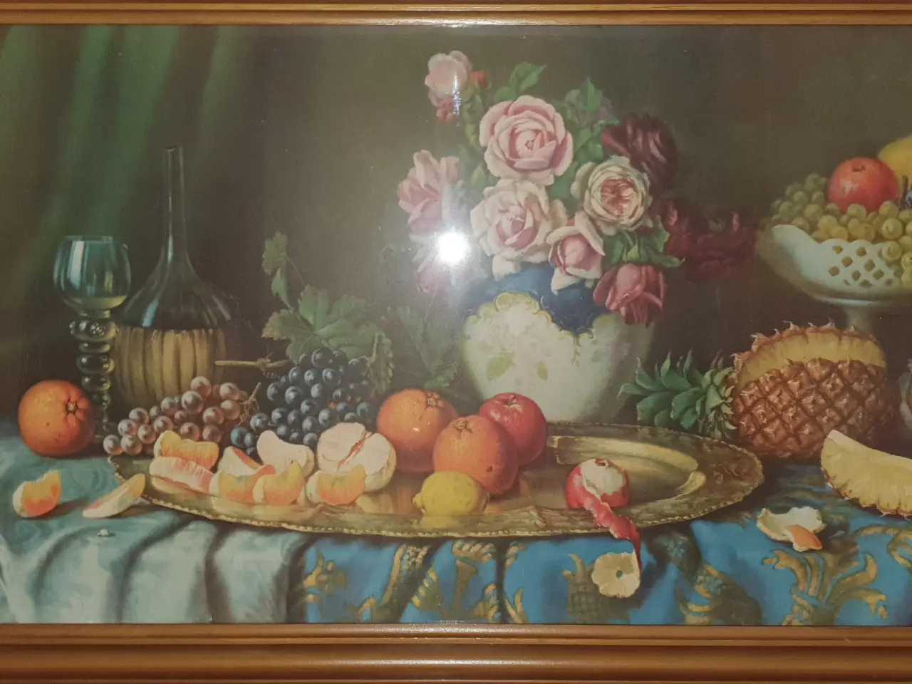 Billede 6 - Billede med frugt og blomster