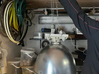 Indrustri lampe stor