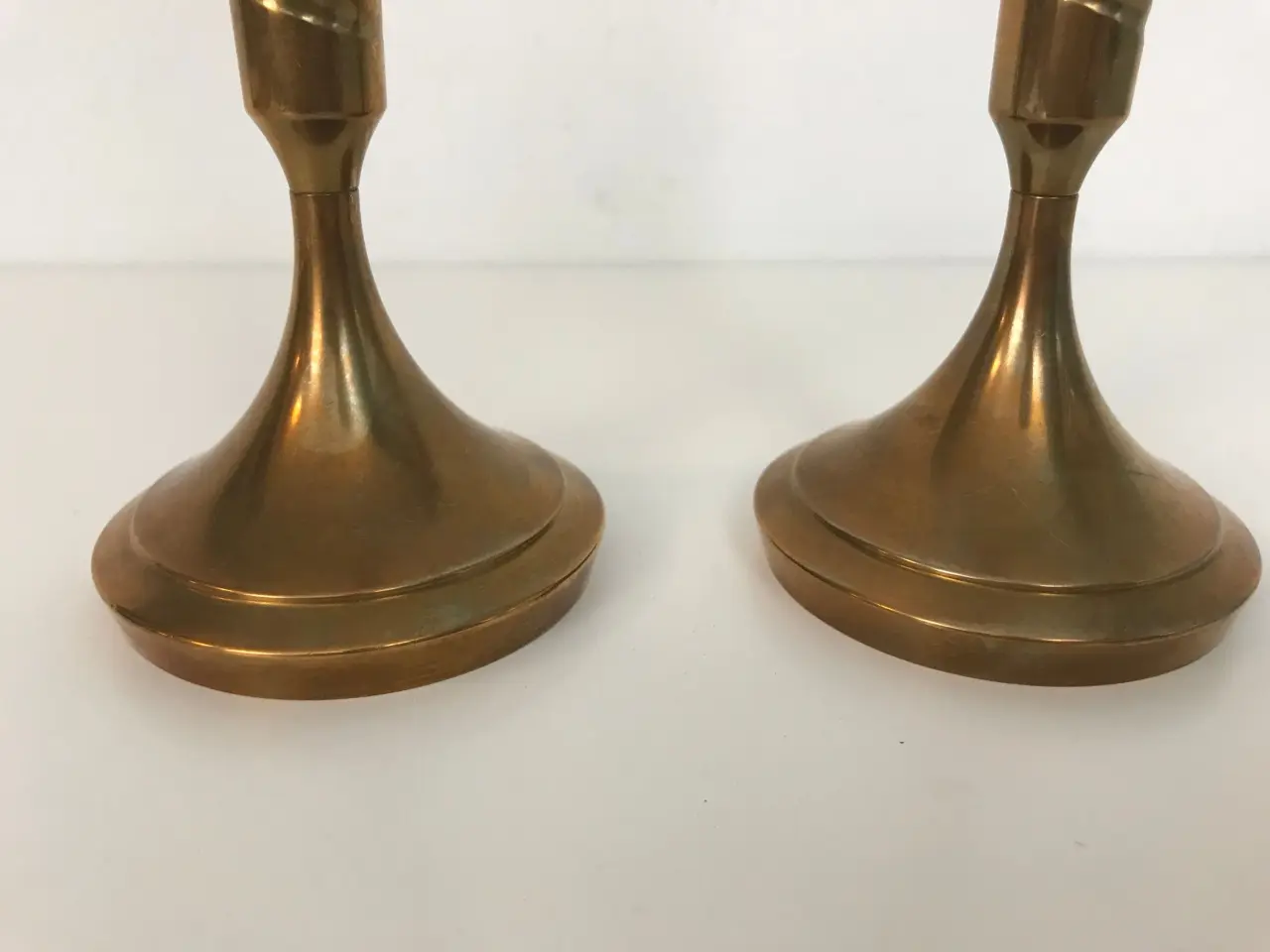 Billede 3 - Et sæt retro messing stager
