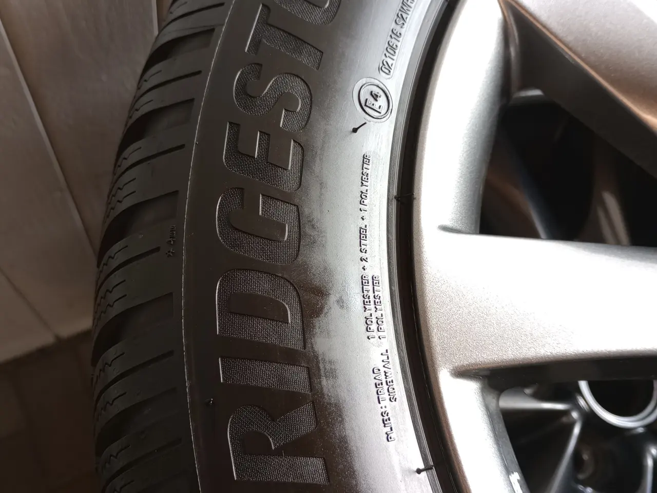 Billede 4 - Originale vinterhjul 17" Mazda, Tpms, Bridgestone