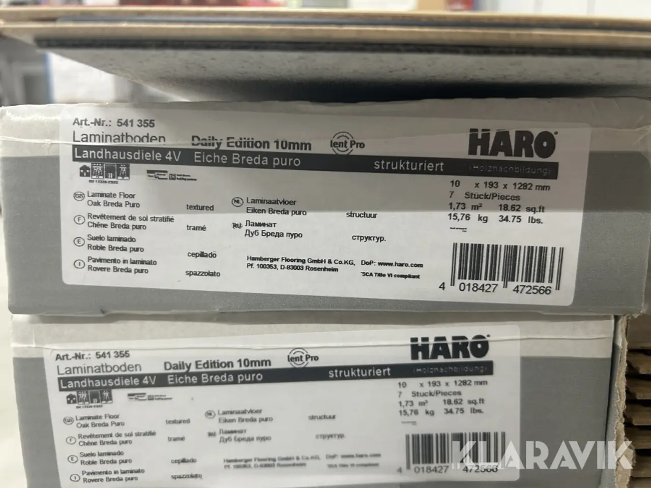 Billede 5 - Laminatgulv Haro Eiche Breda Puro 22m2