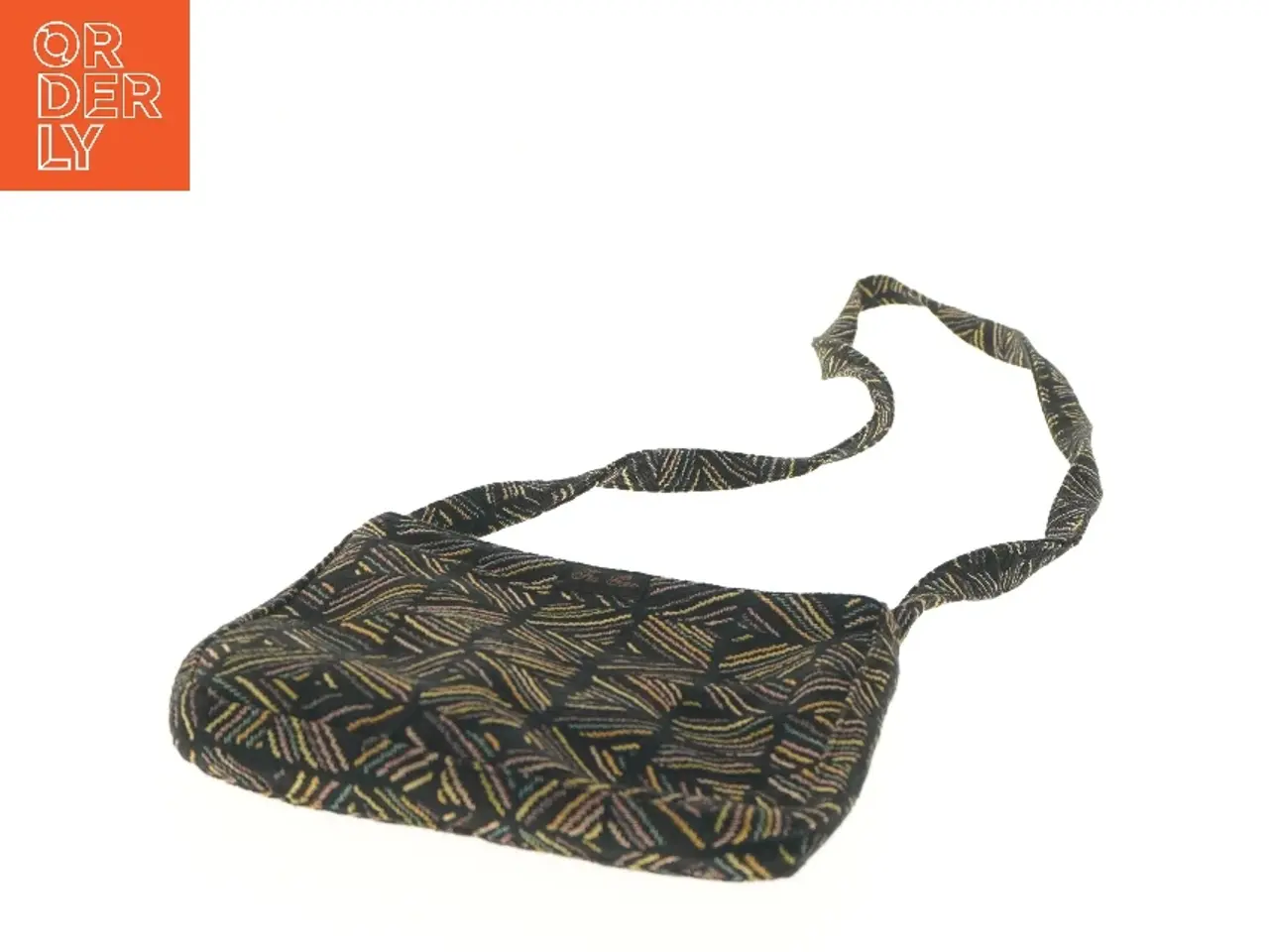 Billede 3 - Lille skuldertaske med mønster (str. 17x23 cm)