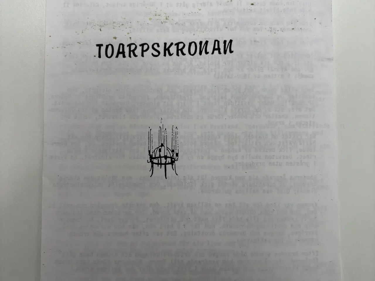 Billede 4 - Traditionel svensk Toarpskrona