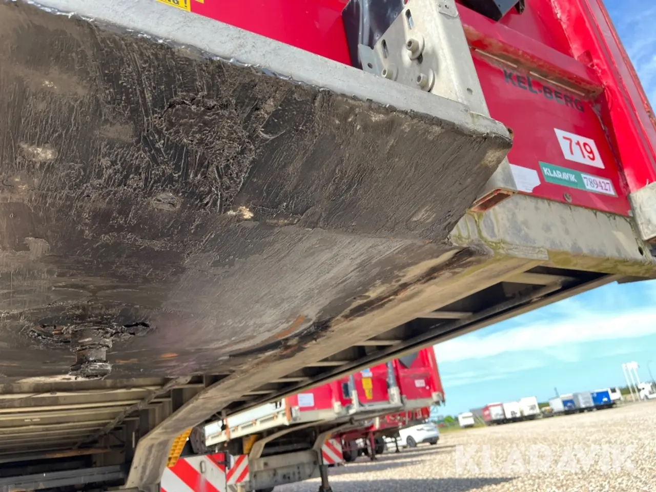 Billede 10 - Trailer Kel-Berg flatbed med alusider 4-akslet