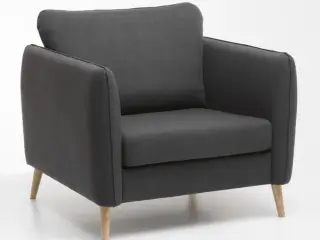 Grå lænestol