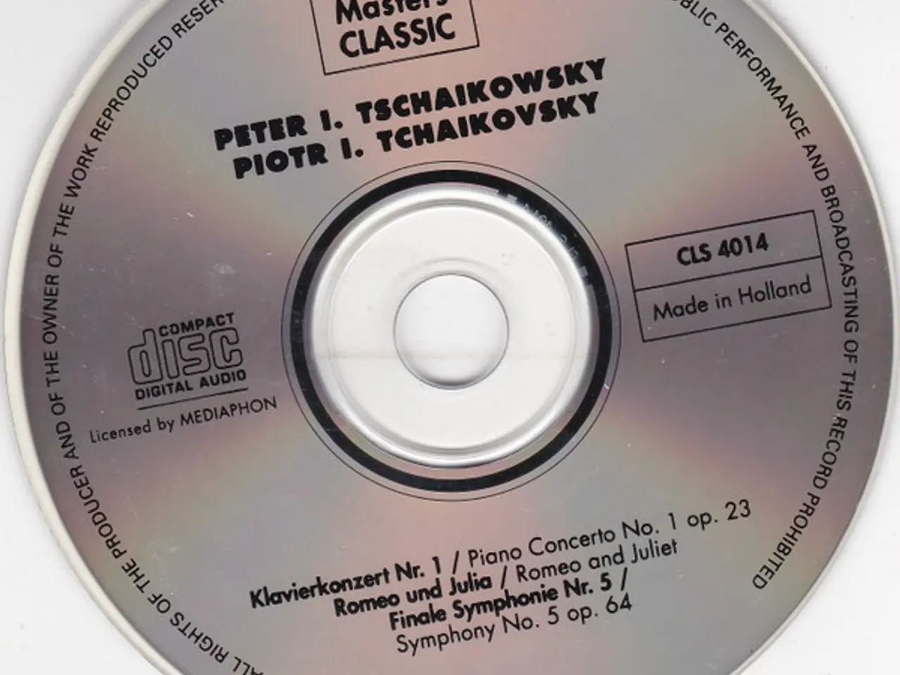 Billede 4 - Tschaikowsky* – Klavierkonzert Nr. 1 =… – CD