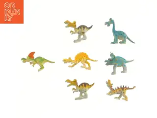 Sæt med 7 dinosaur figurer (str. 7 stk 9,5 cm)