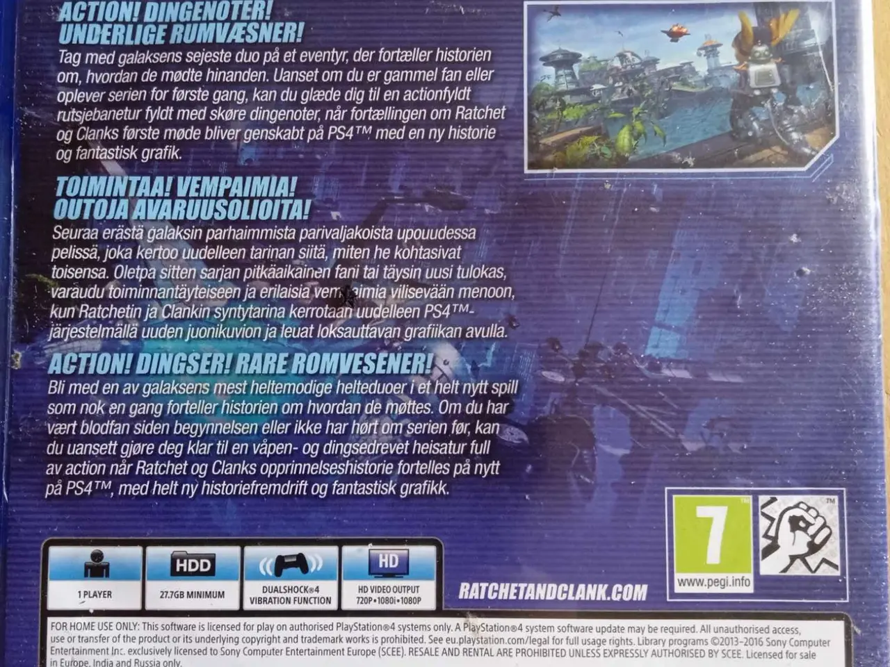 Billede 3 - Ps4 spil pakke: Ratchet & clank + horizon zerodawn