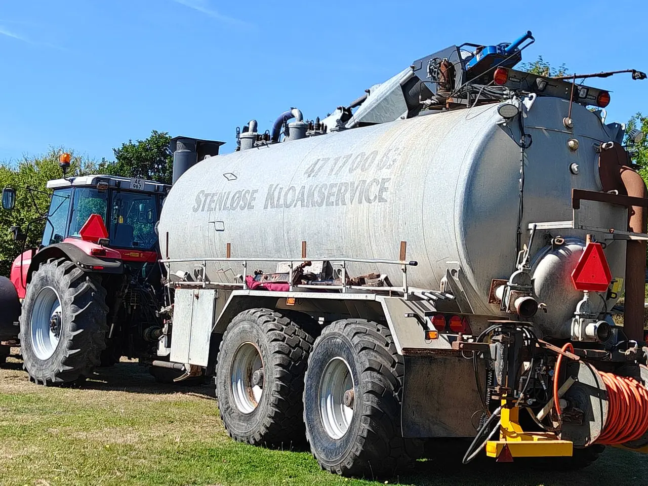 Billede 7 - Slamsuger - spulevogn inkl. Massey Ferguson 8220 Traktor