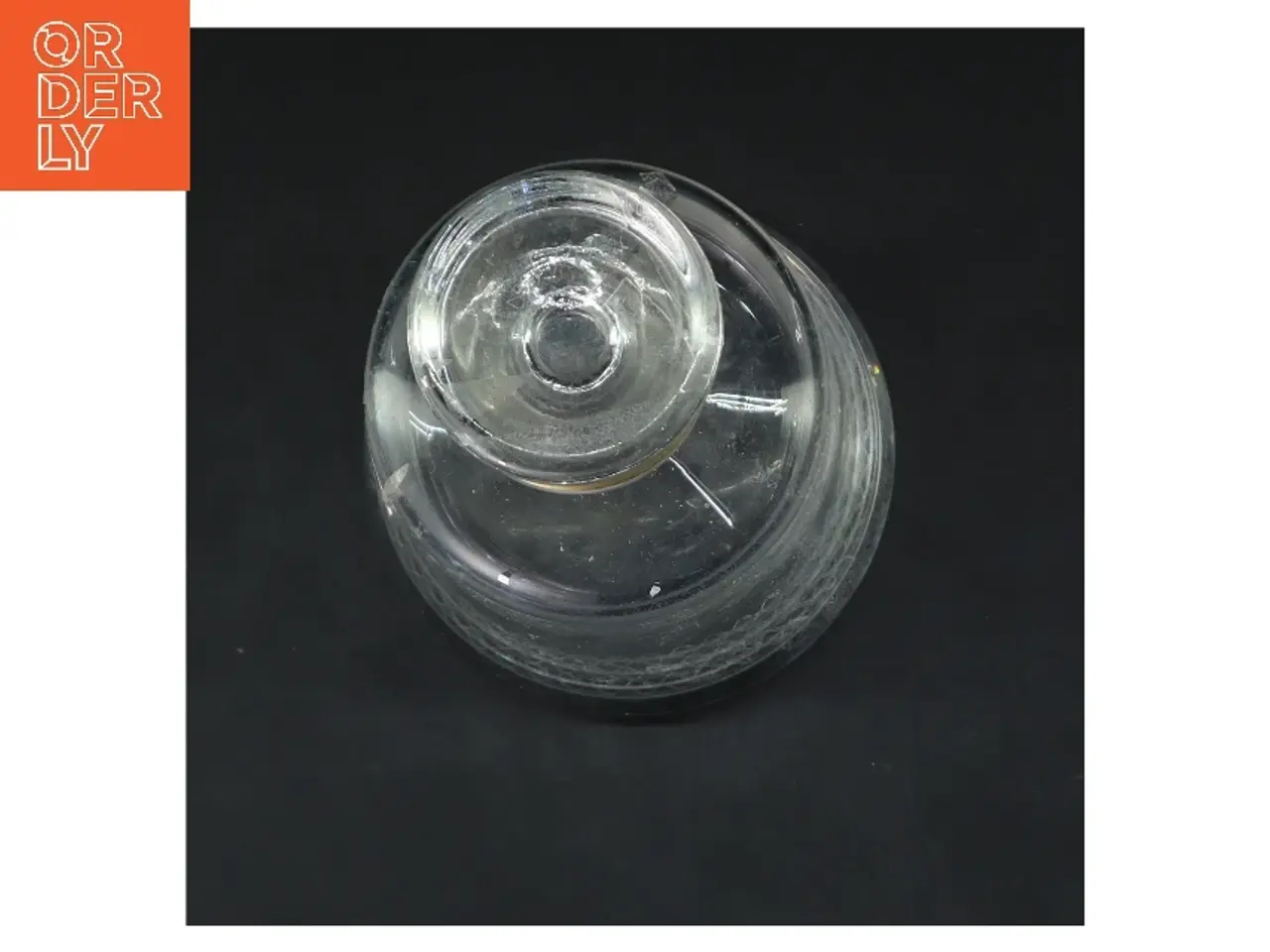 Billede 4 - Gammel Glas karaffel fra holmegaard med prop (str. 22 cm)