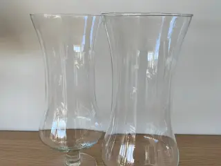 Flot høj glasvase