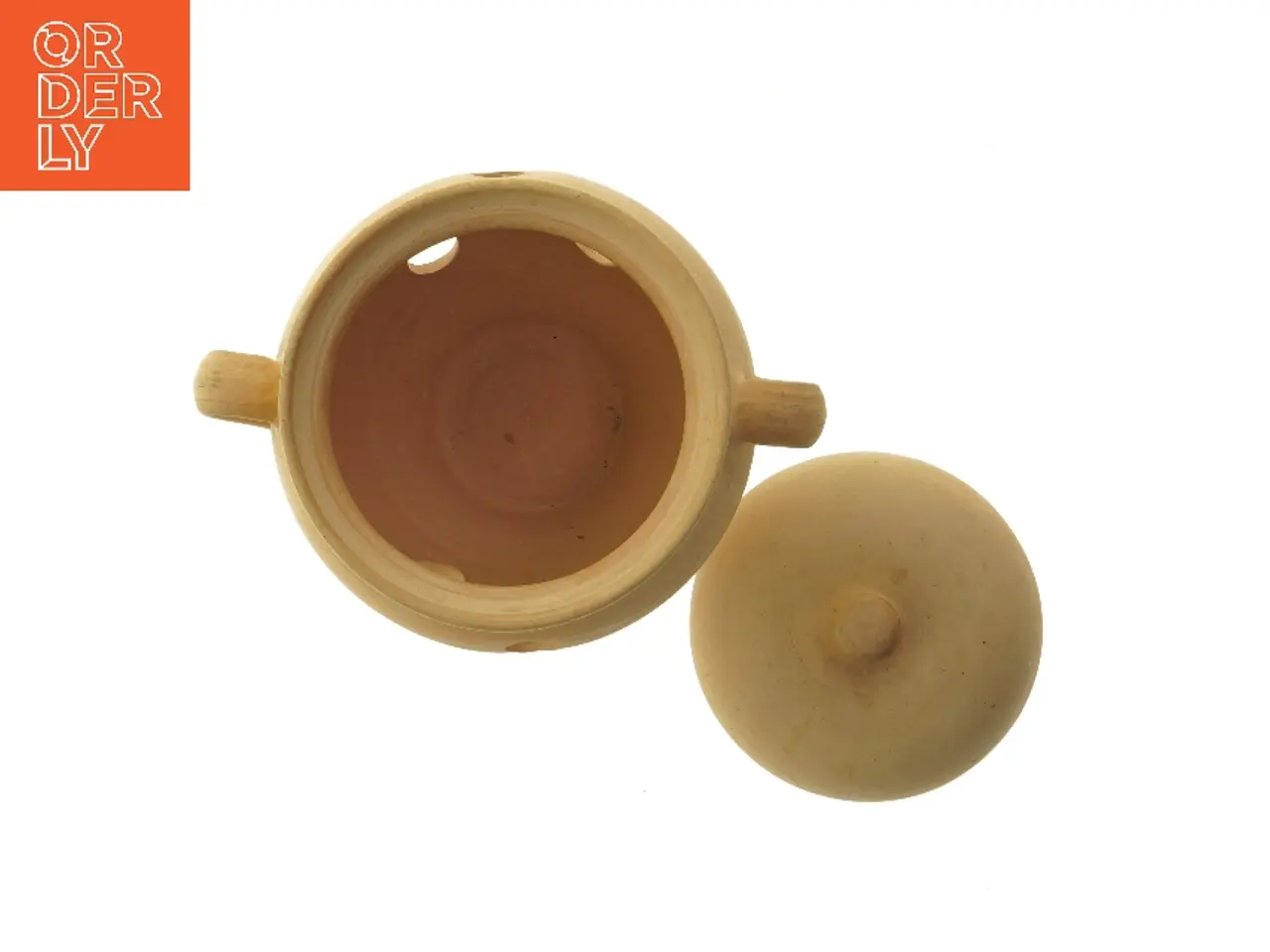 Billede 4 - Terracotta krukke med låg (str. 13 cm)