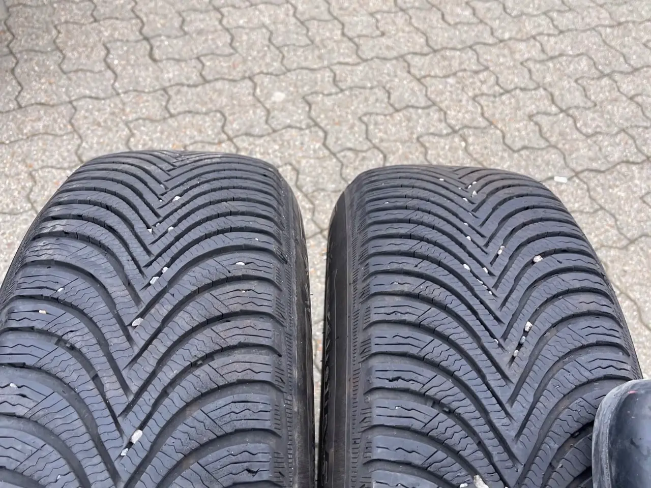 Billede 5 - 17 tommer alufælg med vinterdæk fra Michelin (tidl