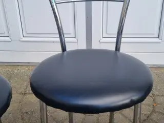 Køkken stole krom/stål