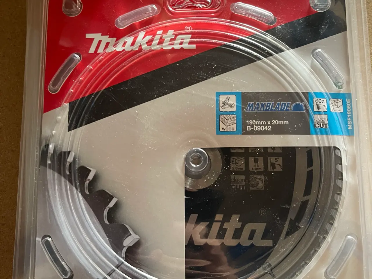 Billede 1 - Makita rundsavsklinge 190mm