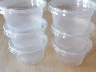 Plastbøtter små 100 stk