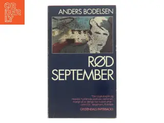 Rød September af Anders Bodelsen (Bog)