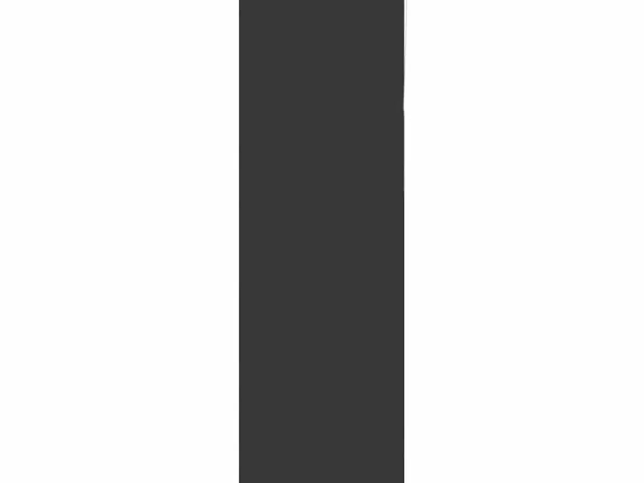 Billede 3 - Mørklægnings-rullegardin 80×210 cm - sort polyester (stofbredde 75,7 cm)