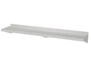 Væghylde – rustfri stål – B1500 x D300 x H190 mm