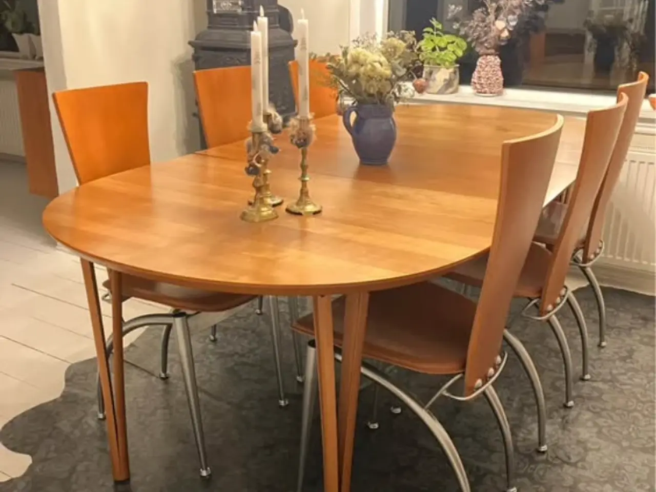 Billede 1 - Lækre designerstole 6 stk 1800kr