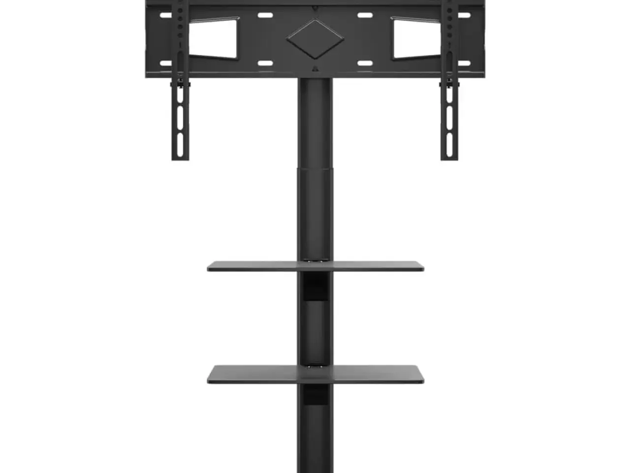Billede 3 - Tv-stativ til hjørne med 3 hylder 32"-65" - sort