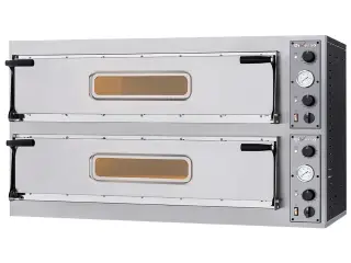 Elektrisk pizzaovn 2x 3 pizzaer Ø 35 cm – dobbelt