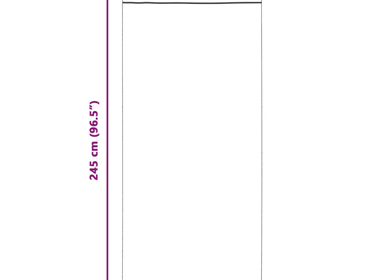 Billede 7 - Mørklægningsgardiner - 2 stk. fløjl, sort, 140 × 245 cm