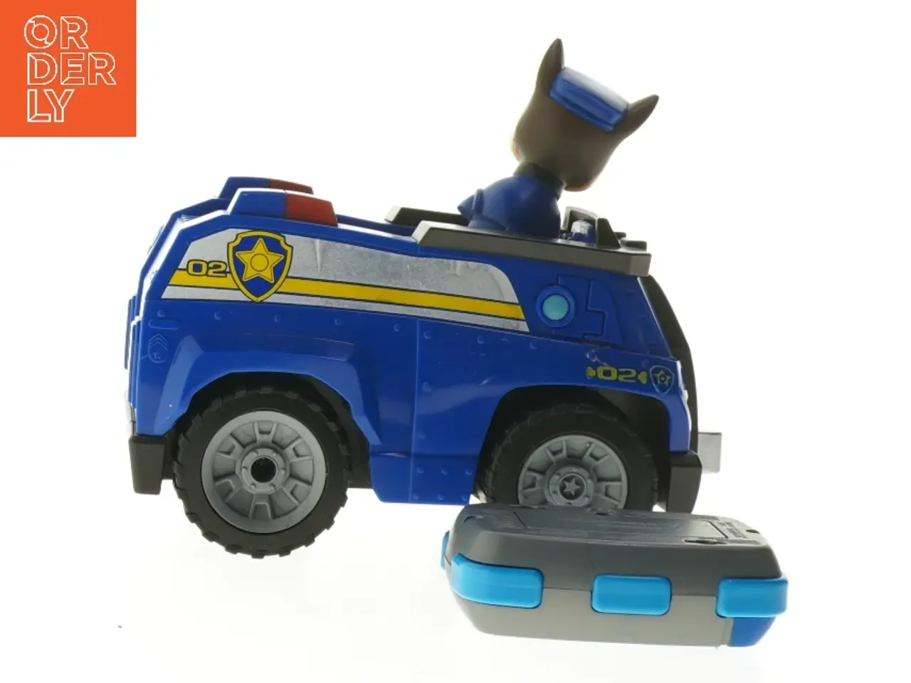 Billede 4 - Fjernstyret Paw Patrol politibil med figur (str. 19 cm)
