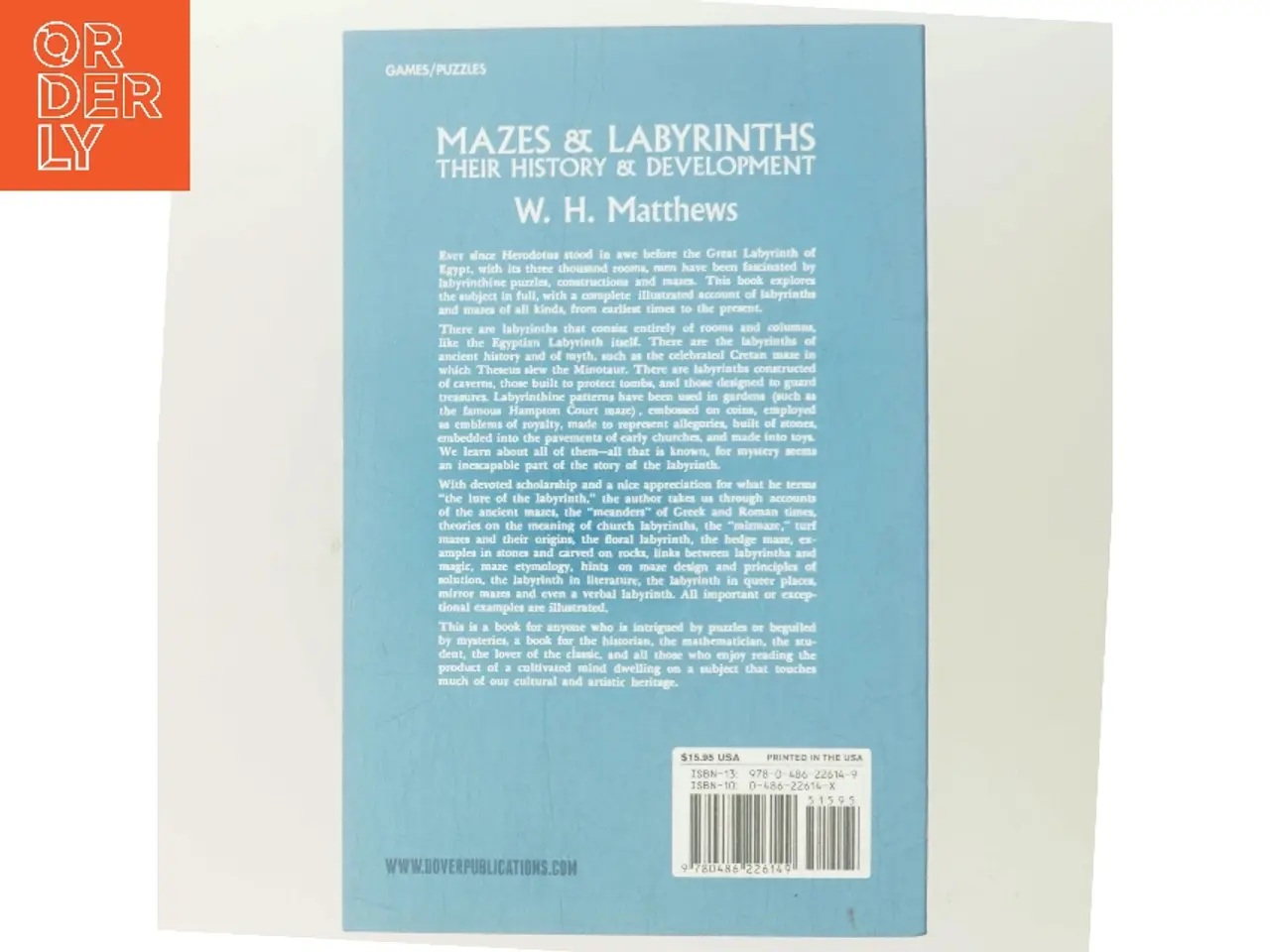 Billede 3 - Mazes and Labyrinths af William Henry Matthews (Bog)