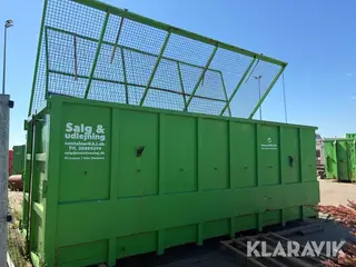 Container med hydraulisk låg ContainerKaj 20 fod 1 styk