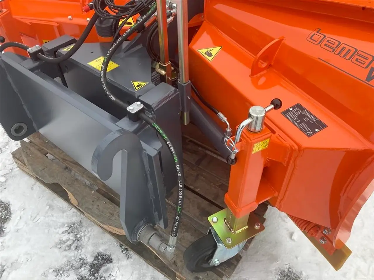Billede 7 - Bema Bema V800 Sneplov Ophæng for Weidemann med hy.koblinger
