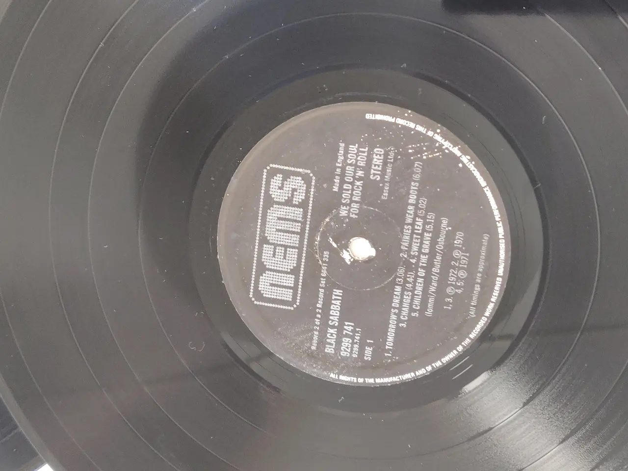 Billede 3 - LP'er Black Sabbath