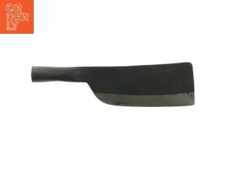 Stor kokkekniv med træhåndtag (str. 33x9 cm)