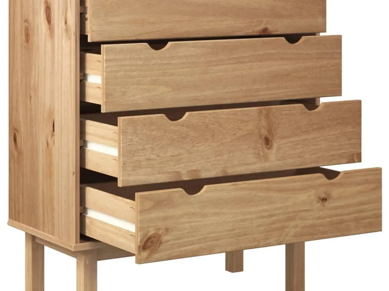 Billede 4 - Kommode OTTA 76,5 x 39,5 x 90 cm i massivt fyrretræ
