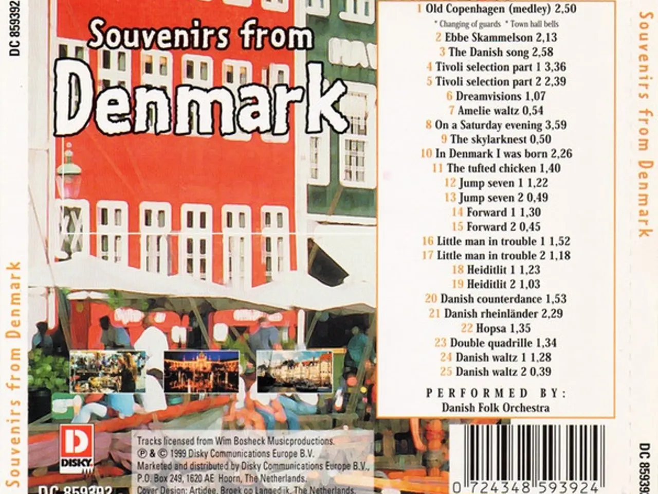Billede 5 - Danish Folk Orchestra – Souvenirs From… – CD