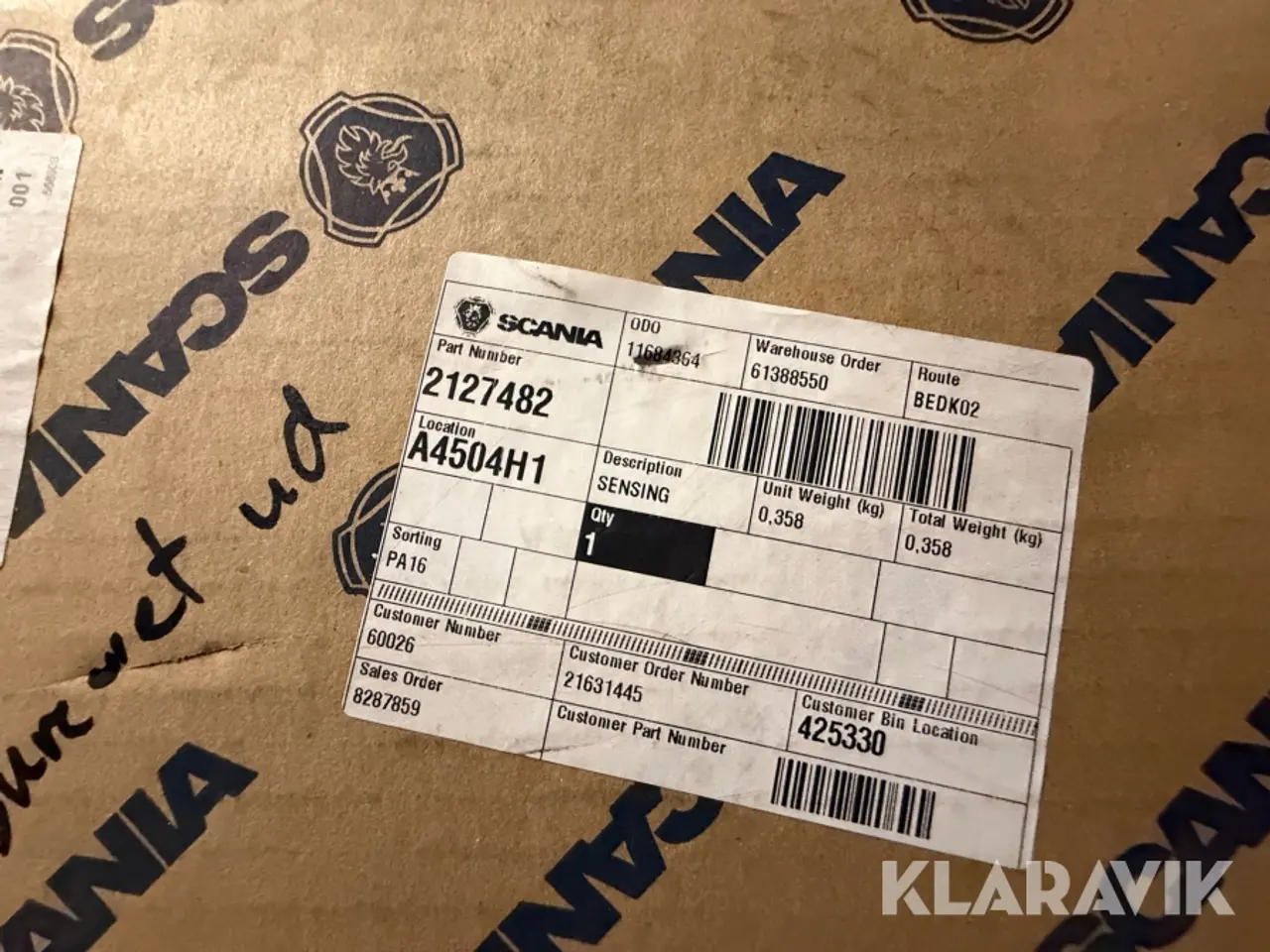 Billede 9 - Parti reservedele til busser – MAN, Volvo og Scania