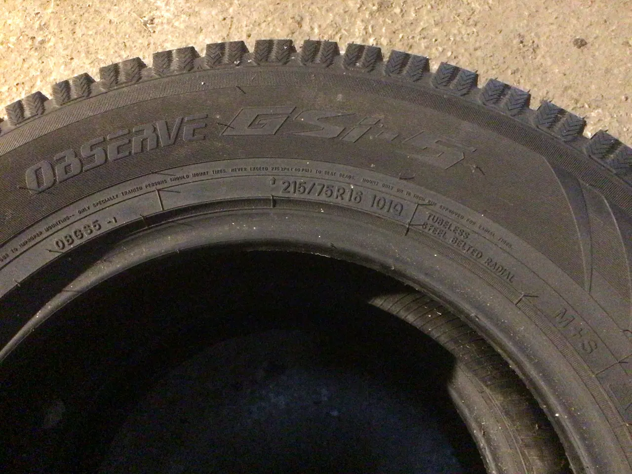 Billede 4 - Vinterdæk Toyo Oberserve GSI-5