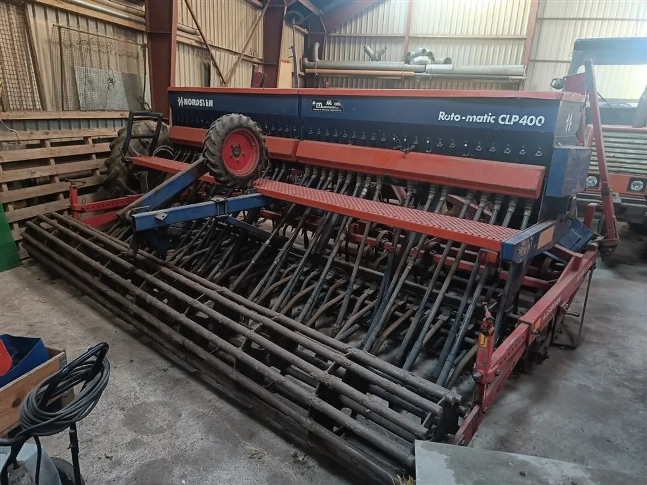 Billede 1 - Nordsten ROTOMATIC CLP 400 med en 4 m Agro kombi-flex harve