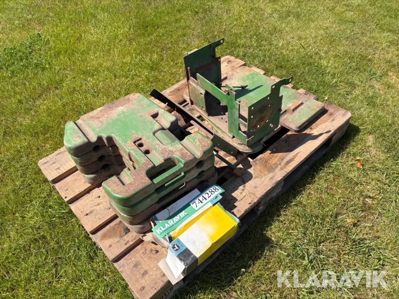 Billede 1 - Vægtklodser John Deere 5 styk x 50 kg
