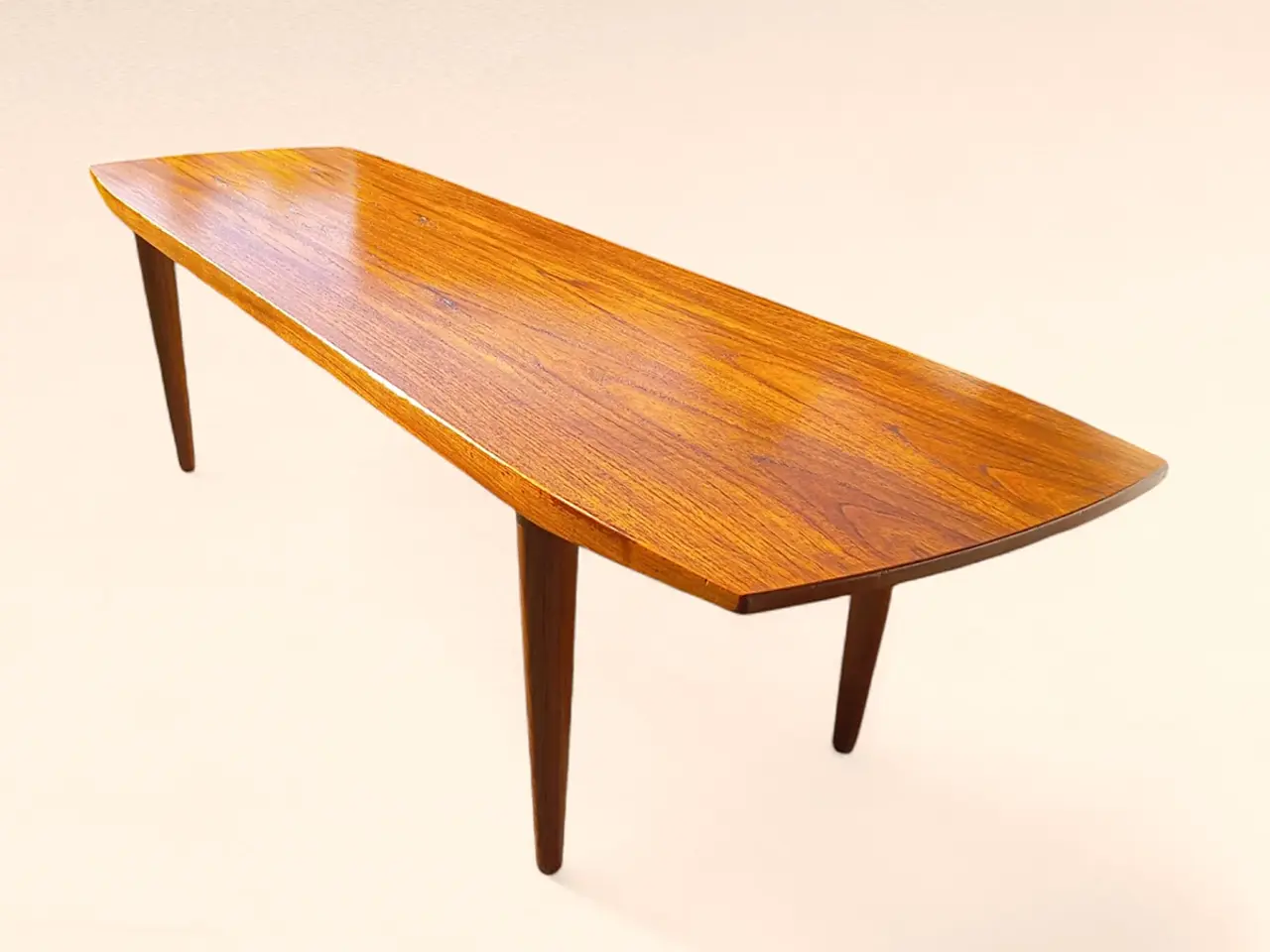 Billede 1 - Nedsat langt teak sofabord - Made in Denmark