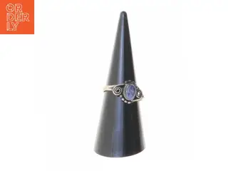 Ring med blå sten (str. 54)
