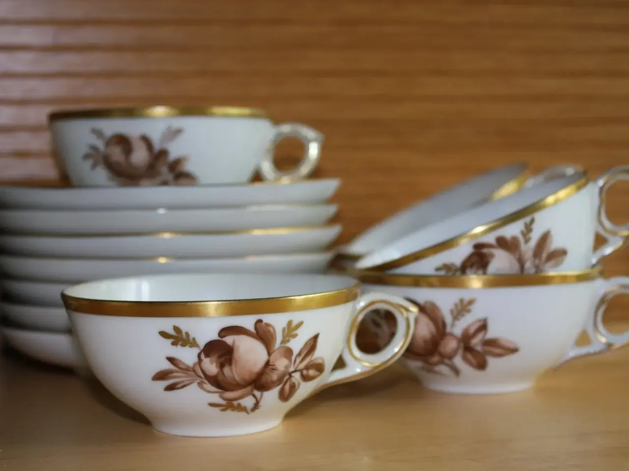 Billede 4 - Brun rose fra Royal Copenhagen
