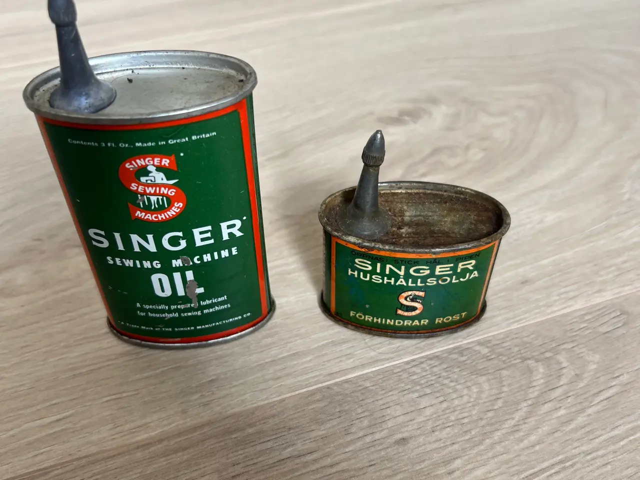 Billede 2 - Singer olieflasker