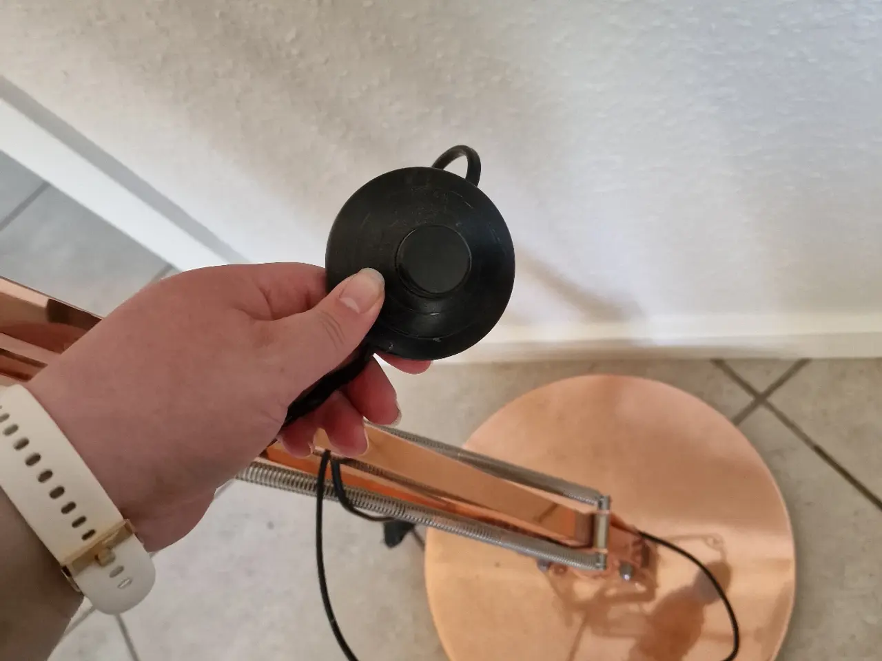 Billede 6 - Stor arkitekt gulv lampe i kobber